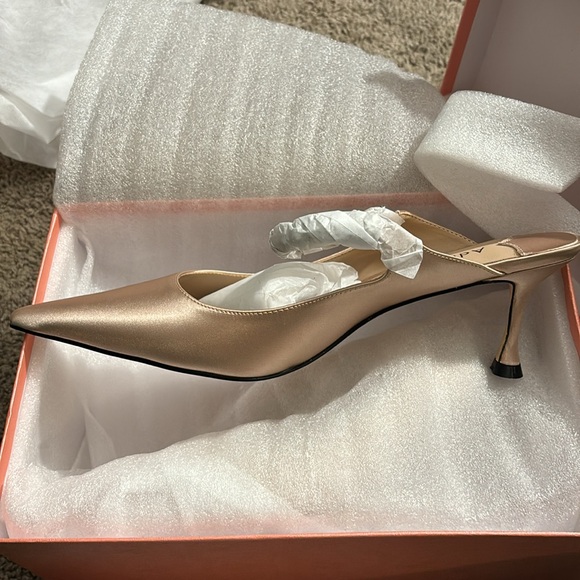 Adrizzlein Blush Pointed Toe High Heel - Picture 2 of 3